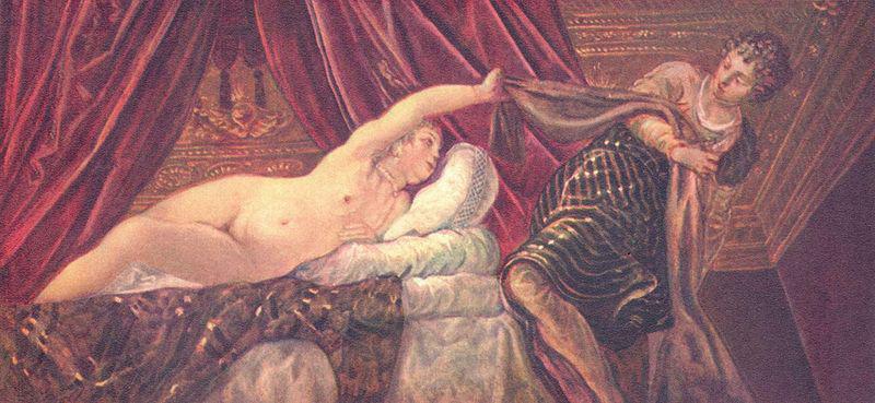 Jacopo Tintoretto Joseph und die Frau des Potiphar oil painting image